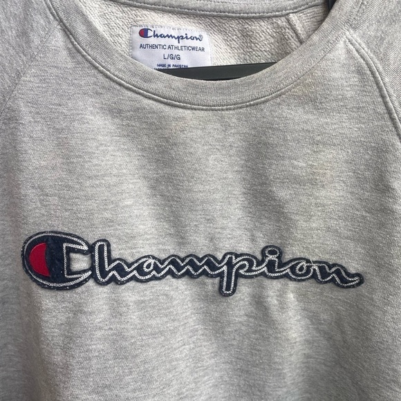 Champion Other - Champion Heather Gray Athletic Sweatshirt L